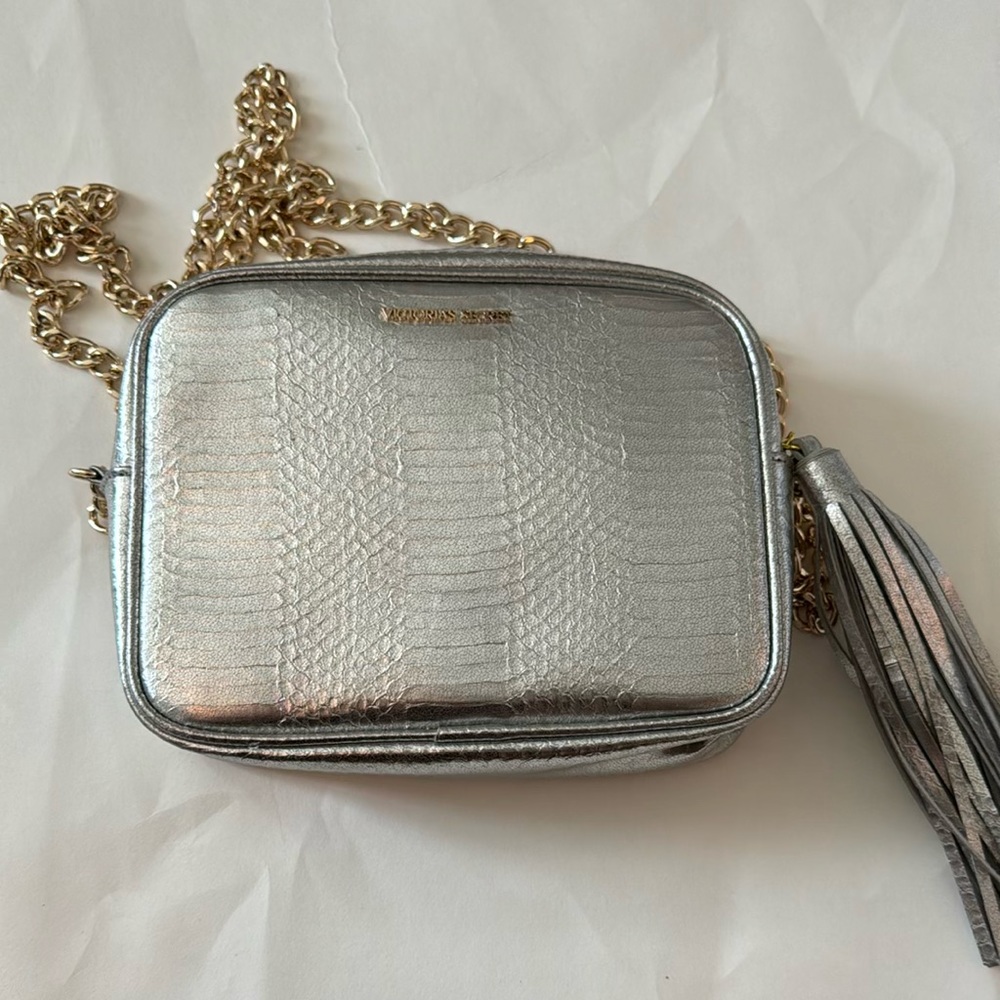 Victoria’s Secret silver purse